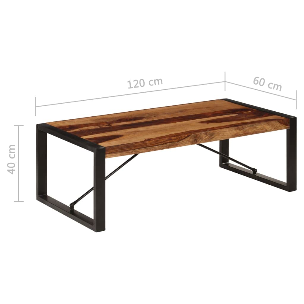 Solid Sheesham Wood Coffee Table Z929986