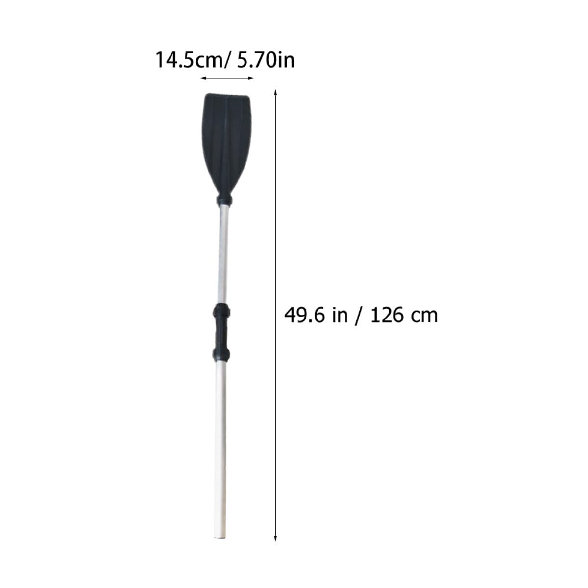 2pcs Portable Telescopic Aluminum Alloy Kayak Paddle I353384