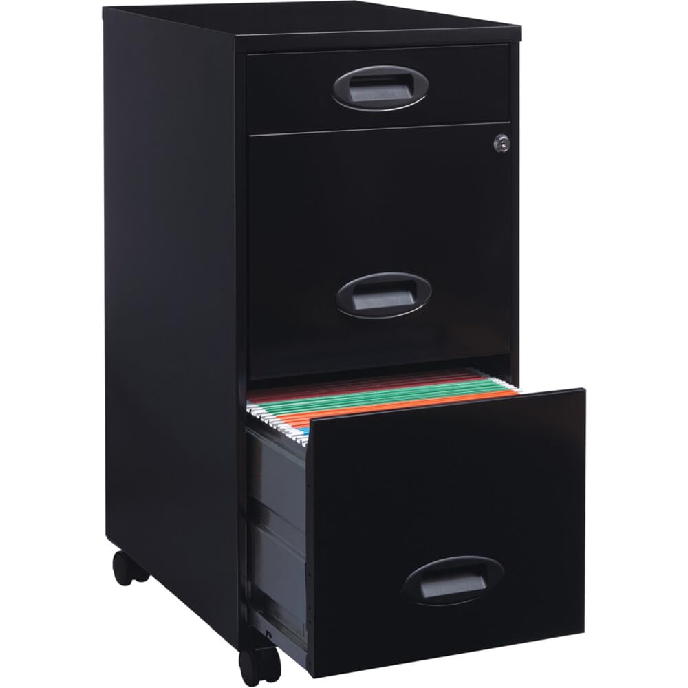 Black 3-Drawer File Cabinet Z9156