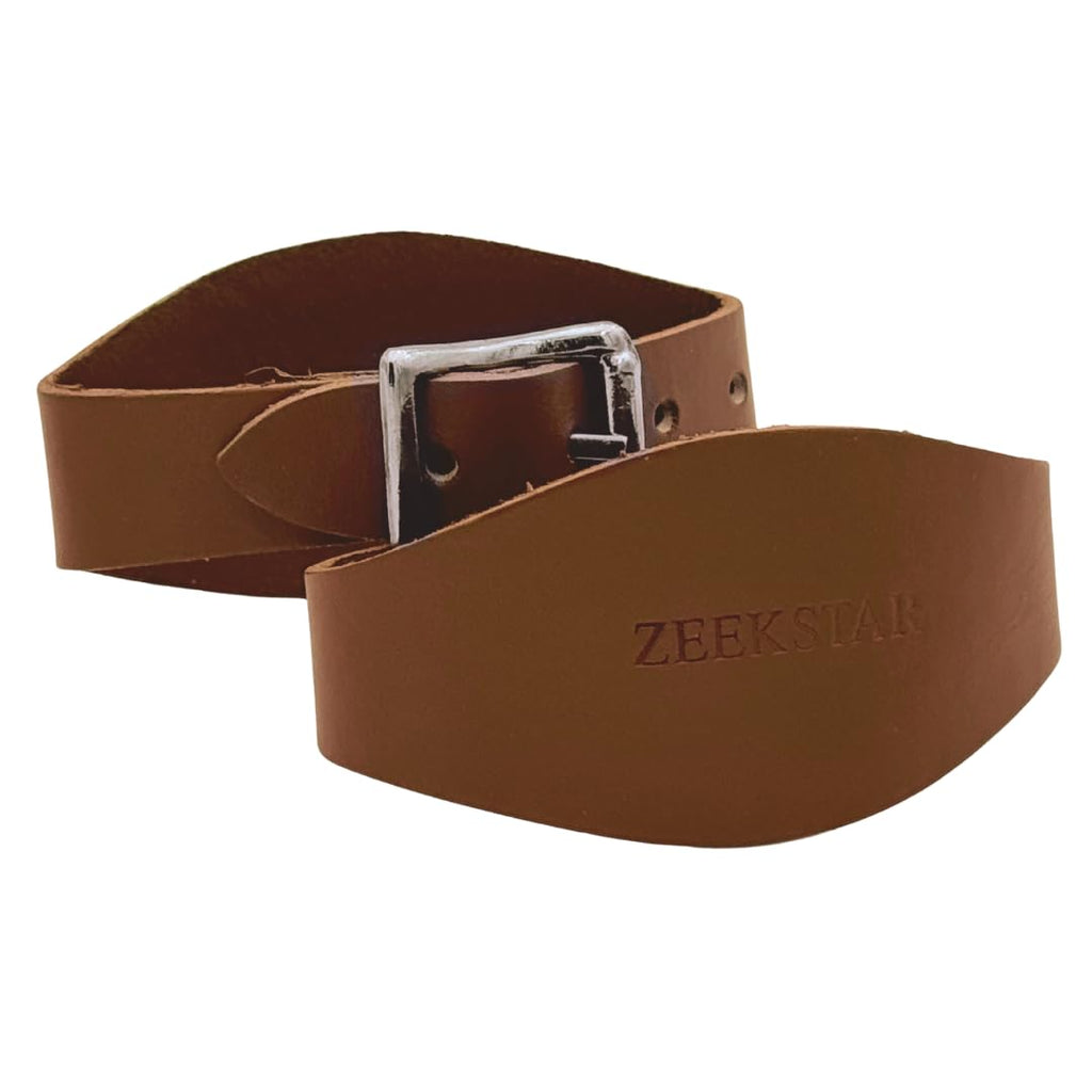 Leather Stirrup Hobble Straps with Stainless Steel Buckle P567177