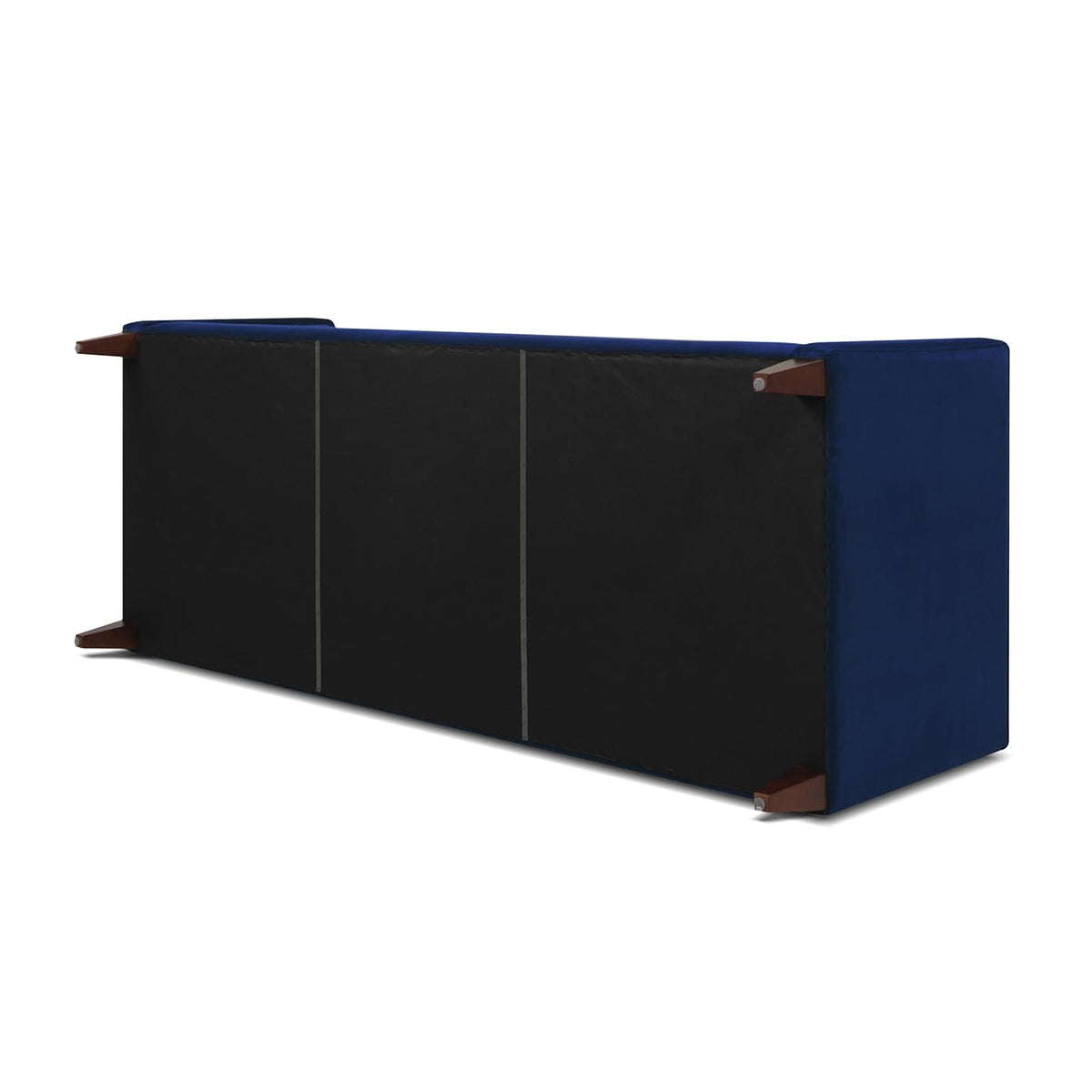 Navy Blue Velvet Tufted Sofa H2254
