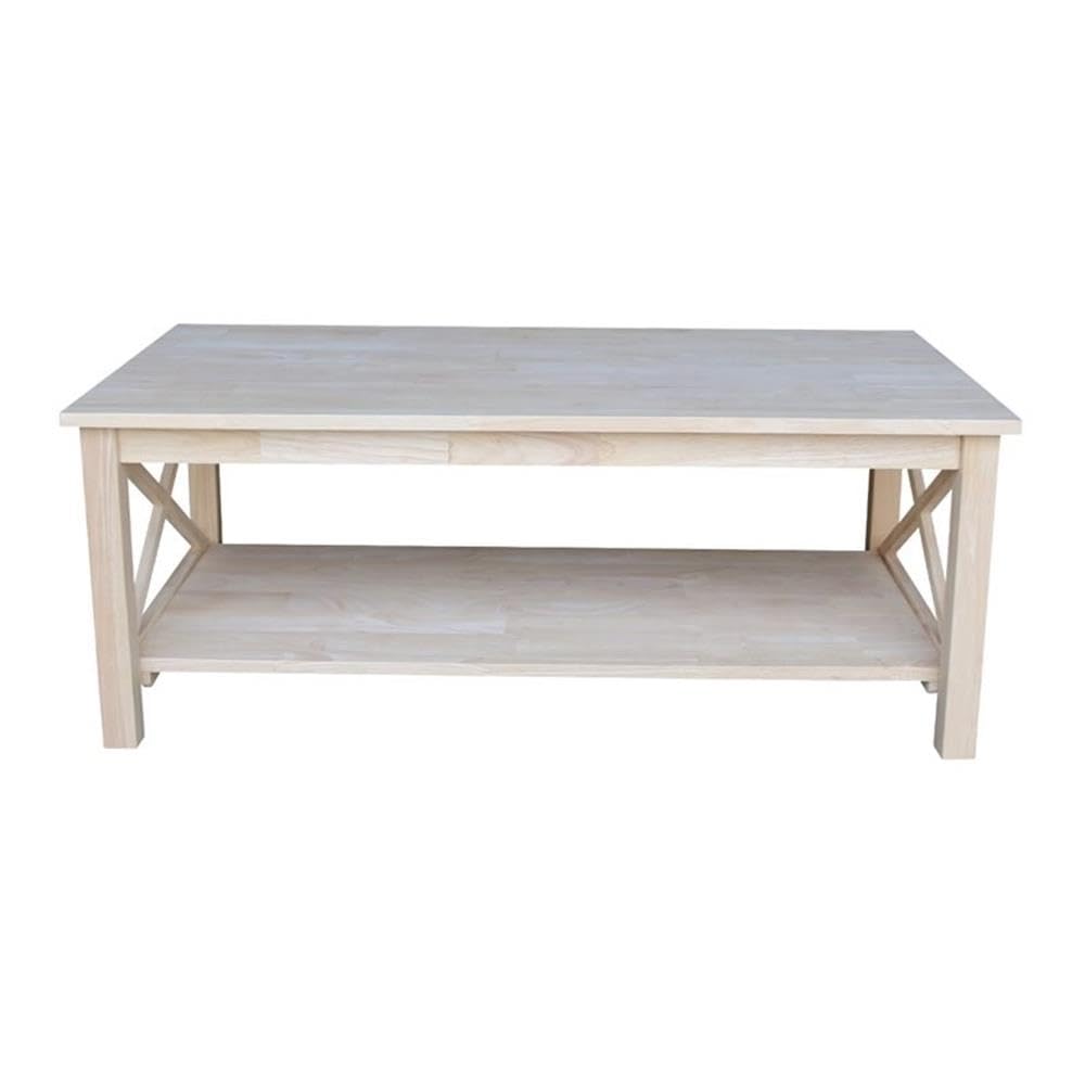 Unfinished Solid Wood Coffee Table M897637