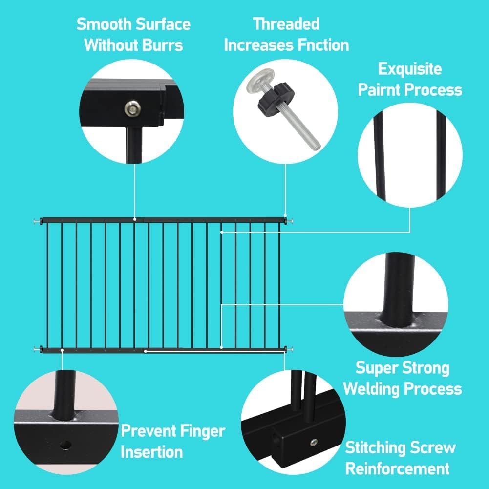 Black 2 Piece Window Guards Z2378