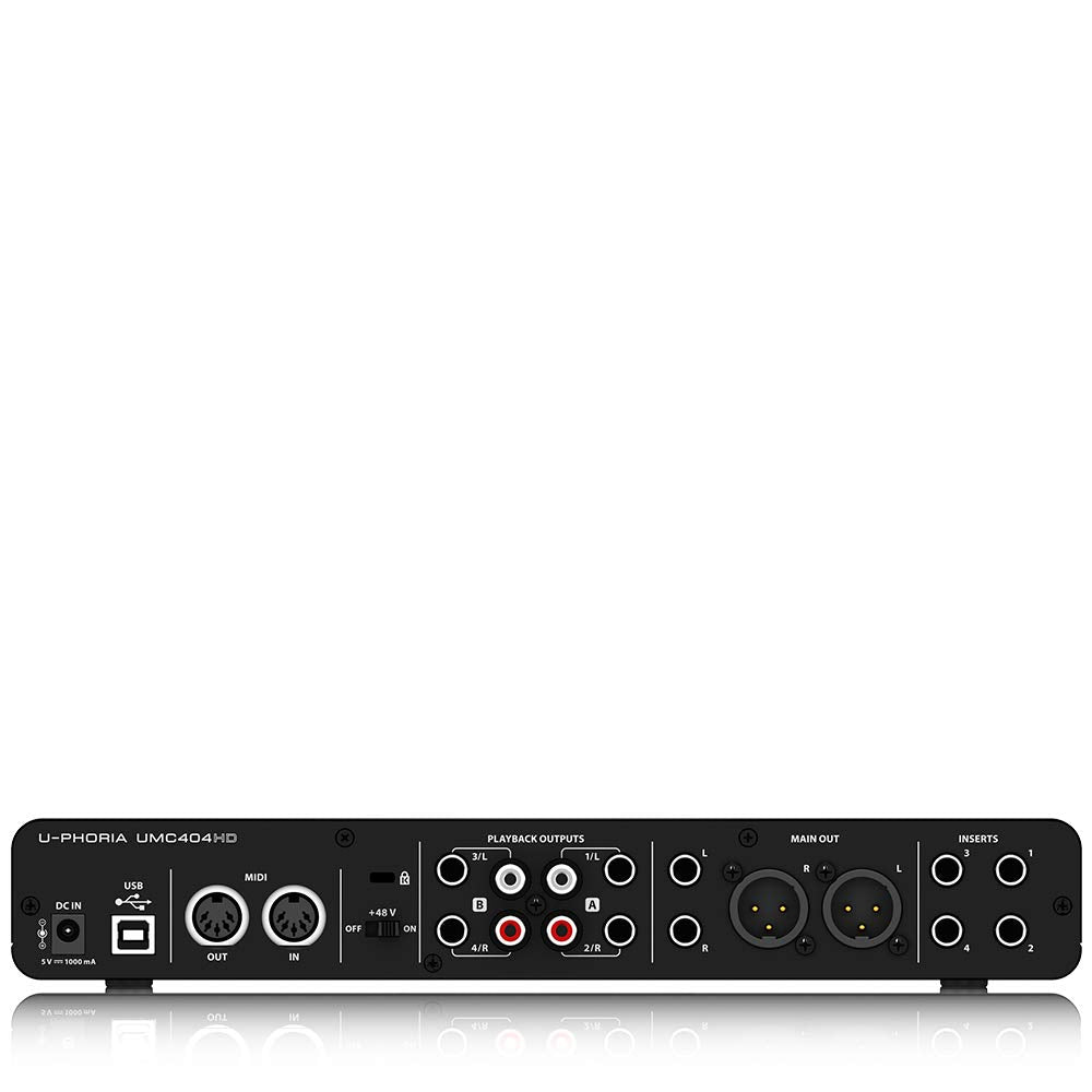 4x4 USB Audio/MIDI Interface with Mic Preamplifiers P765