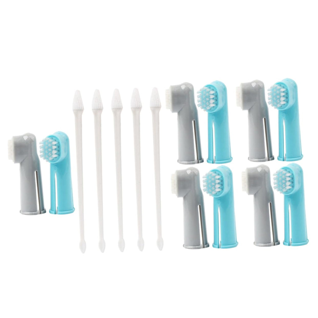 ABS 15 Pcs Set Pet Toothbrush Kit H6788