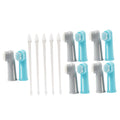 ABS 15 Pcs Set Pet Toothbrush Kit H6788