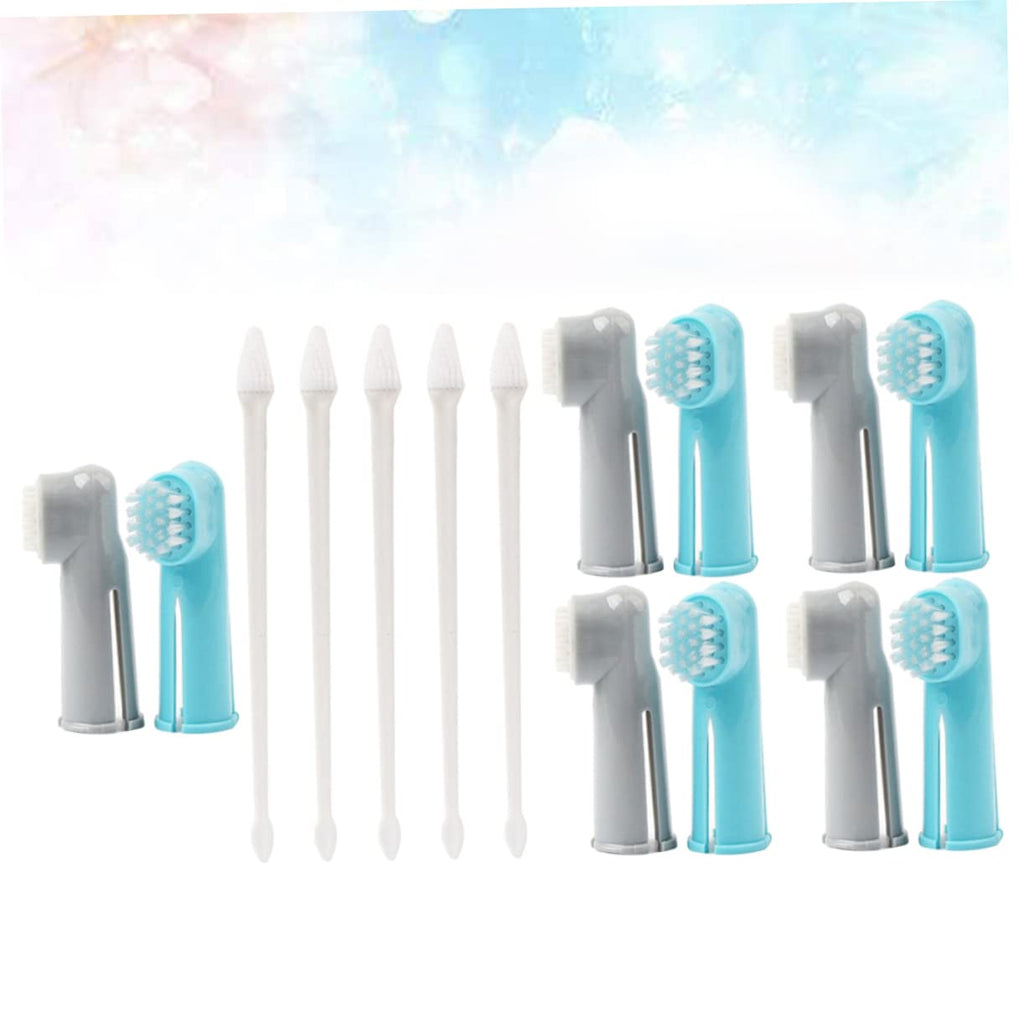 ABS 15 Pcs Set Pet Toothbrush Kit H6788