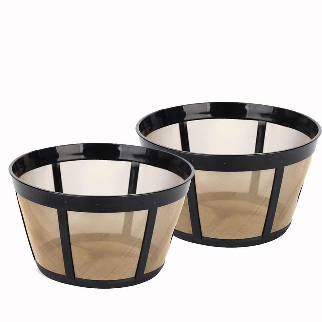 Reusable Stainless Steel Mesh Coffee Filter 2 Pack L14893