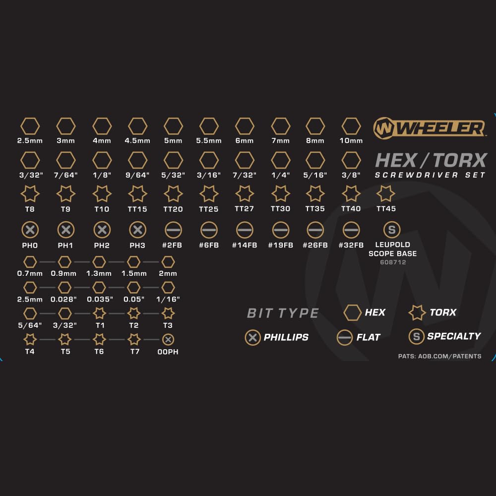 SAE/Metric Hex and Torx Screwdriver Set E868796