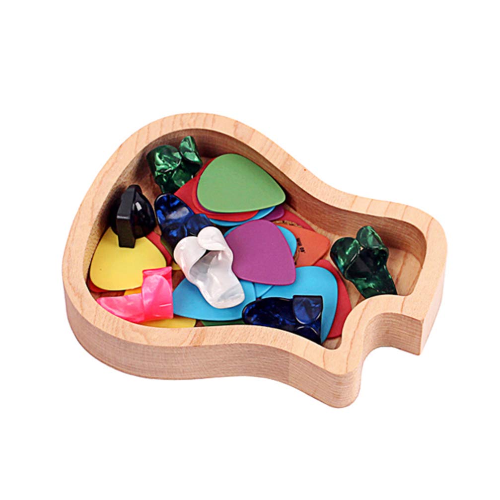 Wood Guitar Picks Box W649247