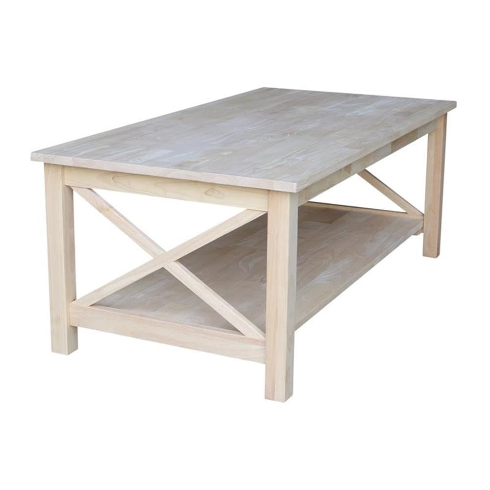 Unfinished Solid Wood Coffee Table M897637