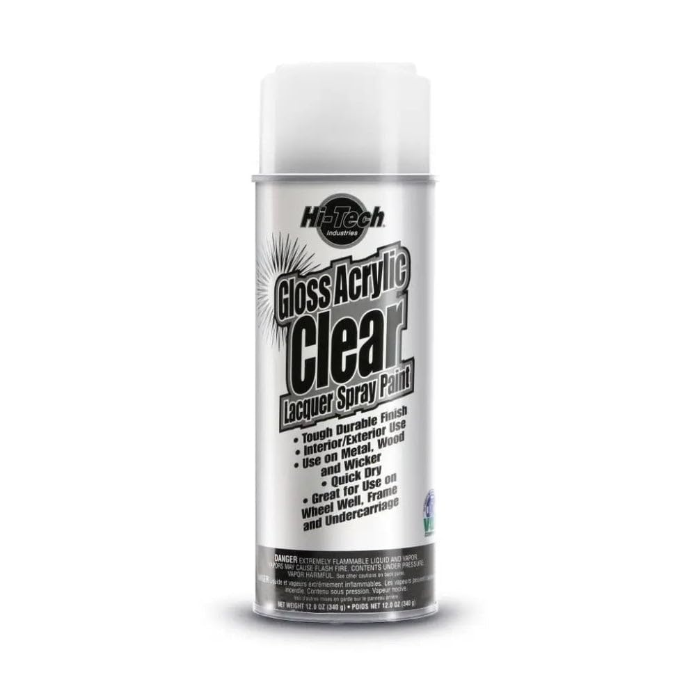 Enamel Spray Paint 6 Pack Gloss Clear R397