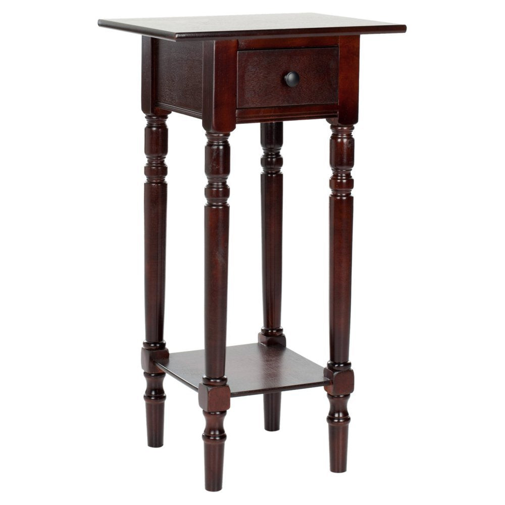 Dark Cherry Wood Side Table N725050
