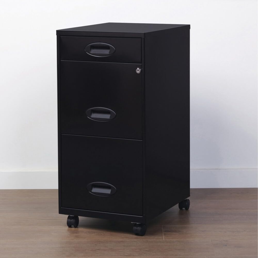 Black 3-Drawer File Cabinet Z9156