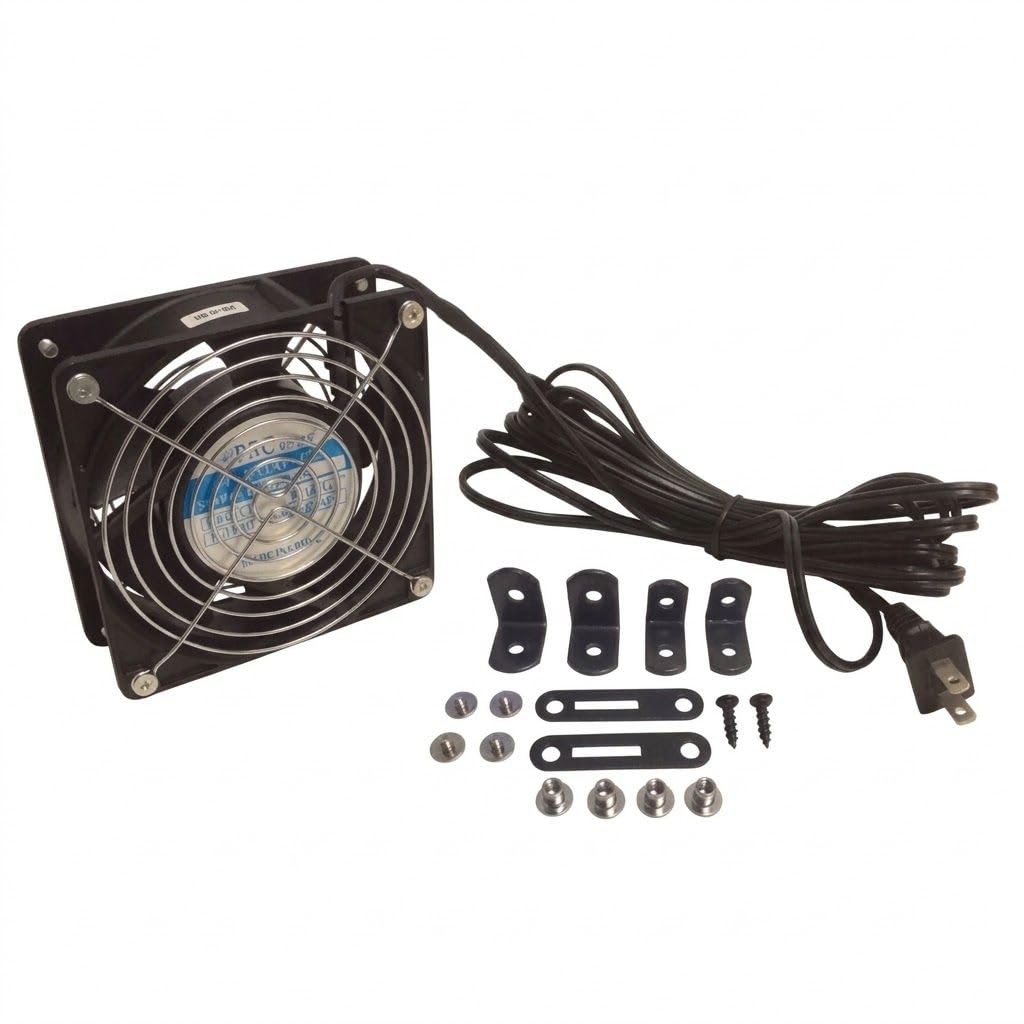 110 CFM 115V Doorway Fan with 15 Ft Cord M67563
