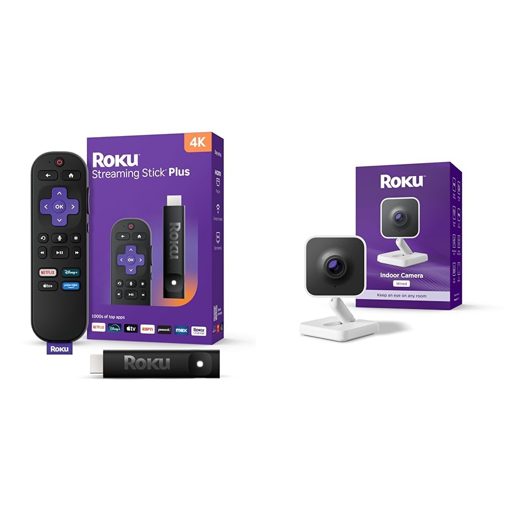 4K HDR TV Streaming Device with Voice Remote & 1080p HD Security Camera E16793