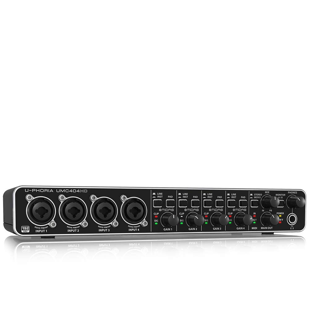 4x4 USB Audio/MIDI Interface with Mic Preamplifiers P765