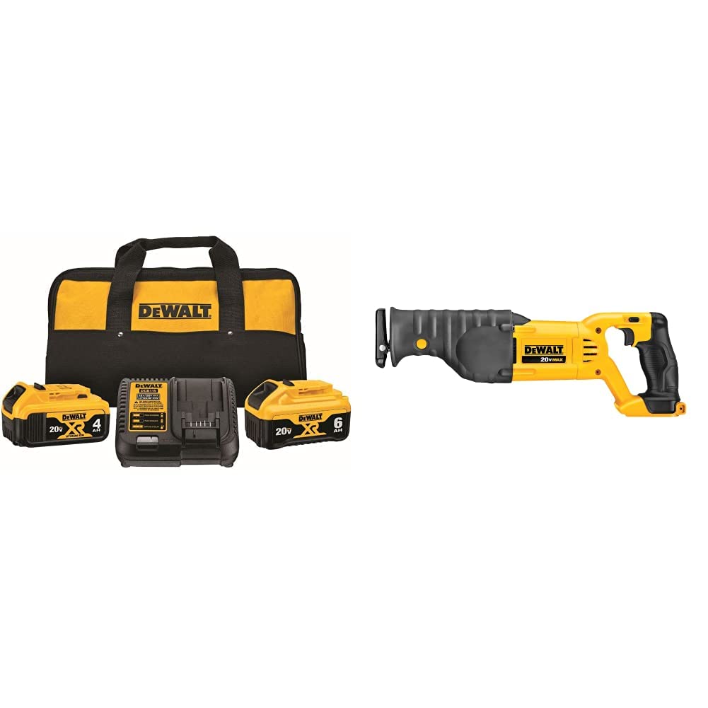 20V MAX Starter Kit and Reciprocating Saw U350355