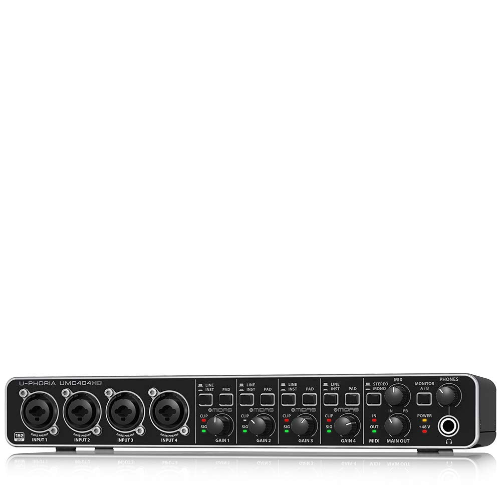 4x4 USB Audio/MIDI Interface with Mic Preamplifiers P765