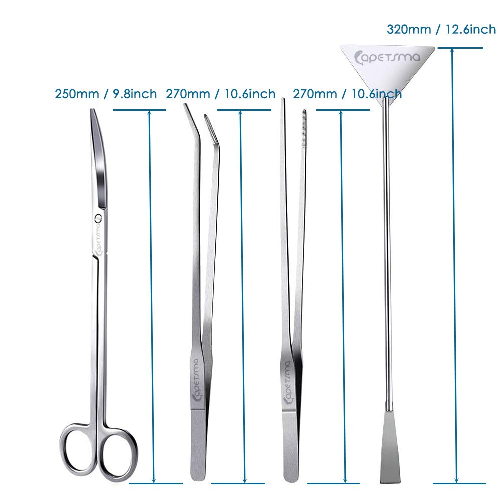 Long Stainless Steel Aquarium Plant Tools Set Y167