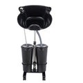 Portable Height Adjustable Shampoo Bowl with Drain Hoses J8536