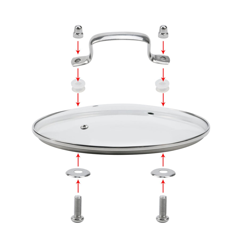 10 Inch Tempered Glass Pot Lid Y334