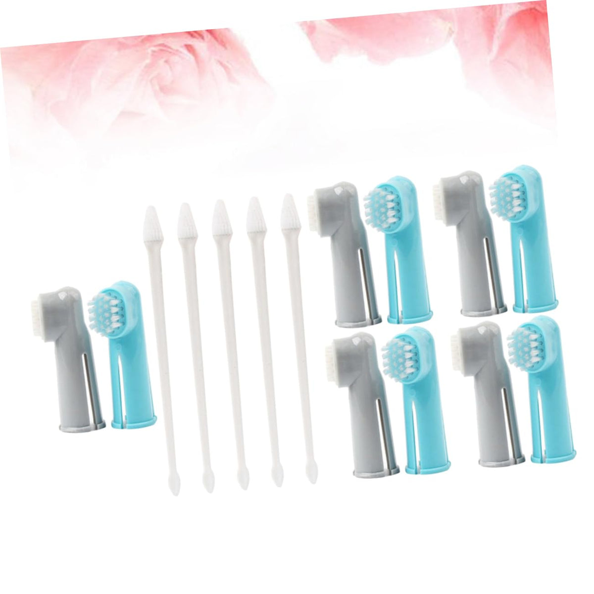 ABS 15 Pcs Set Pet Toothbrush Kit H6788