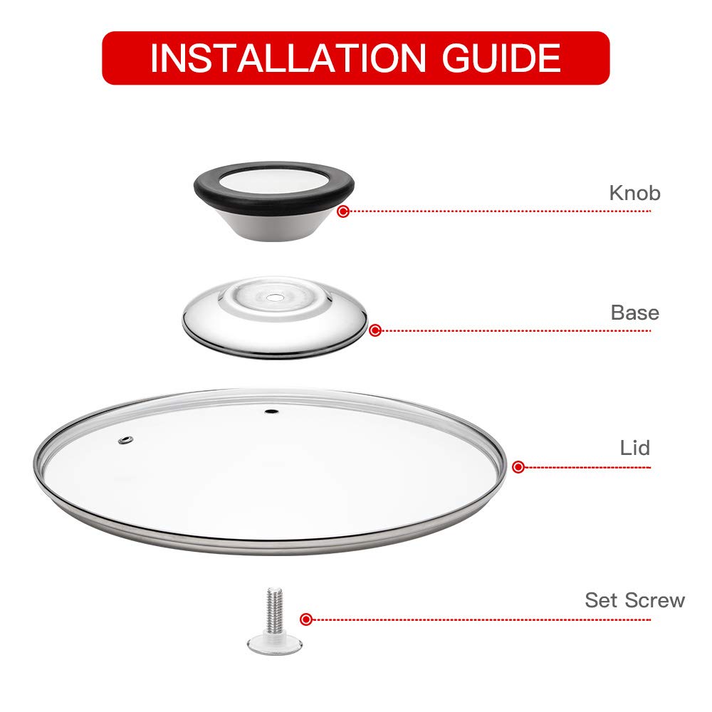 Glass Lid for Frying Pan 9.5"/24cm F86683