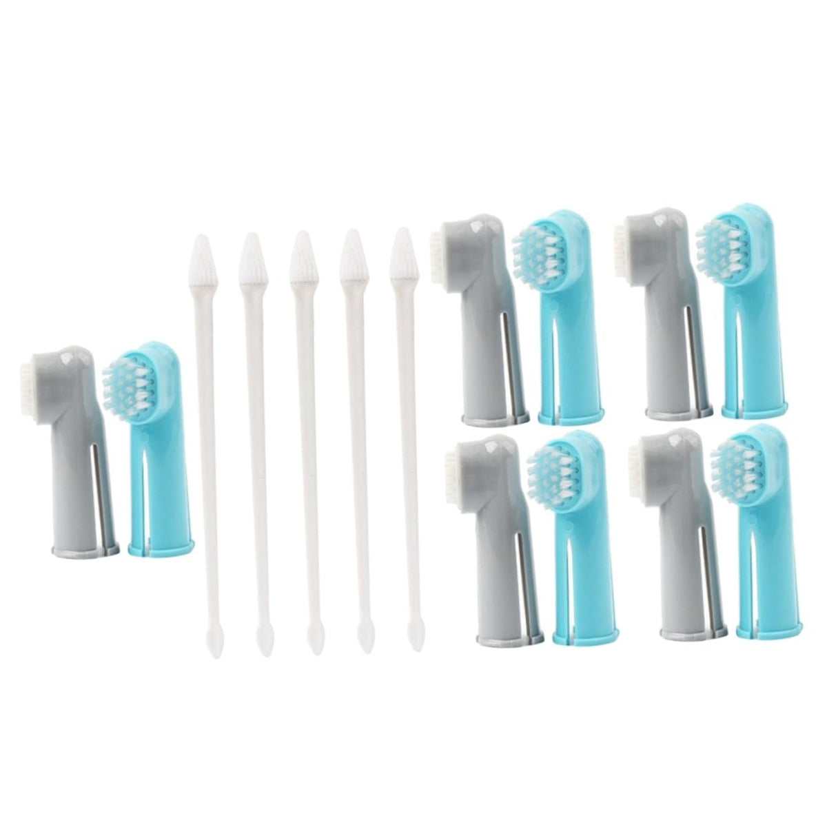 ABS 15 Pcs Set Pet Toothbrush Kit H6788