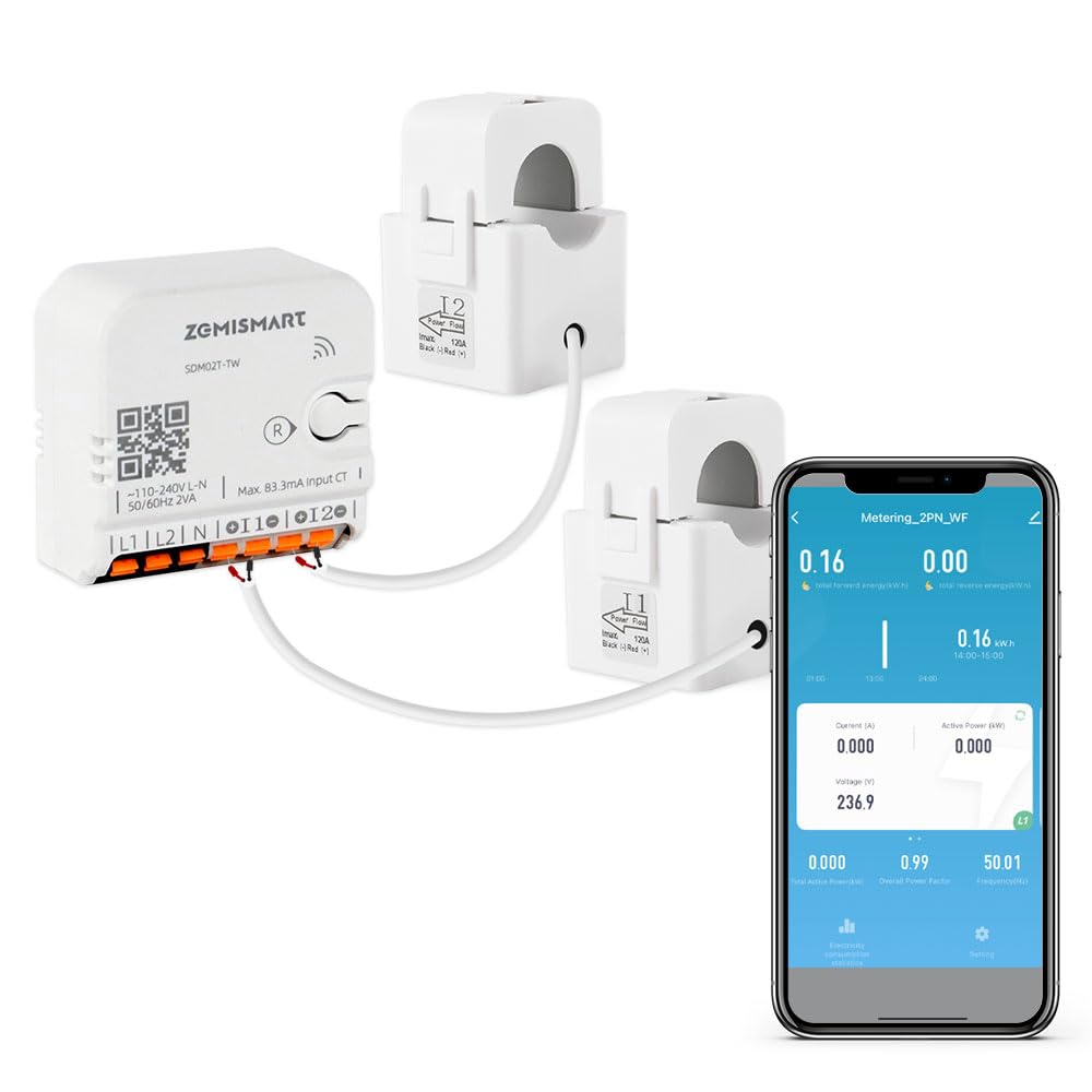 WiFi Home Energy Monitor with 2 x 120A CTs S159322