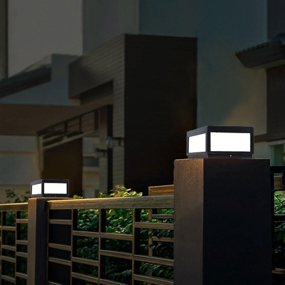 Solar Powered Waterproof Outdoor Post Lights Warm White J308