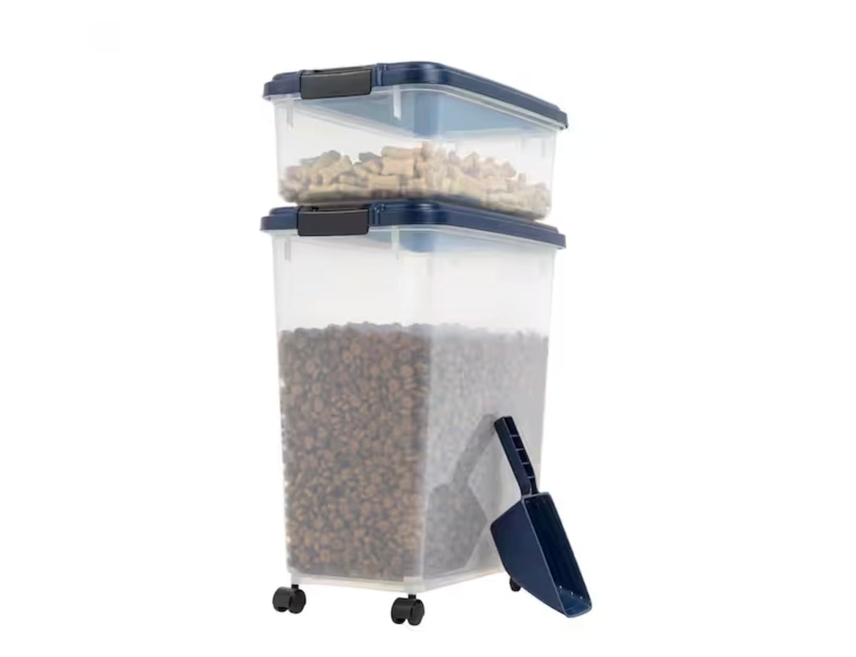 Airtight Pet Food Storage Combo with Scoop U89274