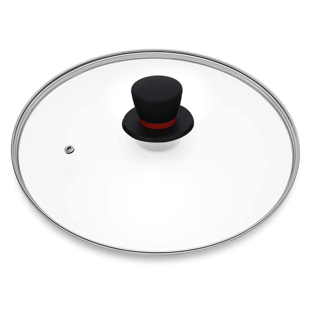 12 Inch Tempered Glass Lid with Steam Vent M628