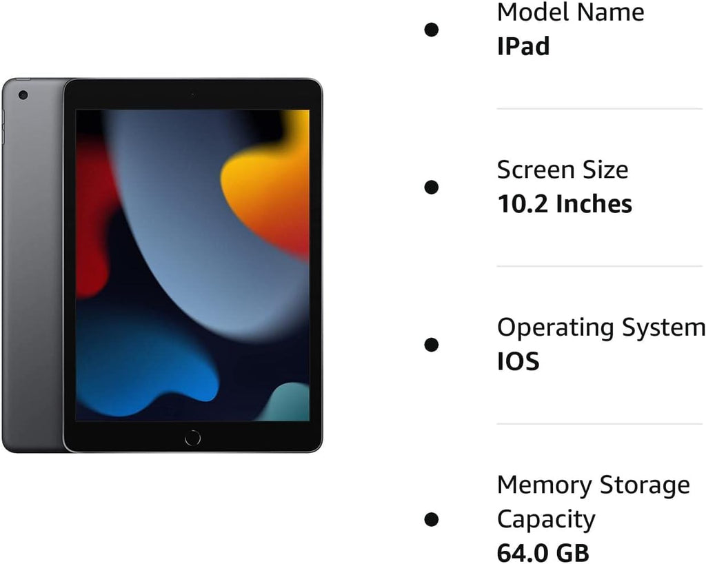 Apple iPad 10.2 inch Wi-Fi 64GB Space Gray P37006
