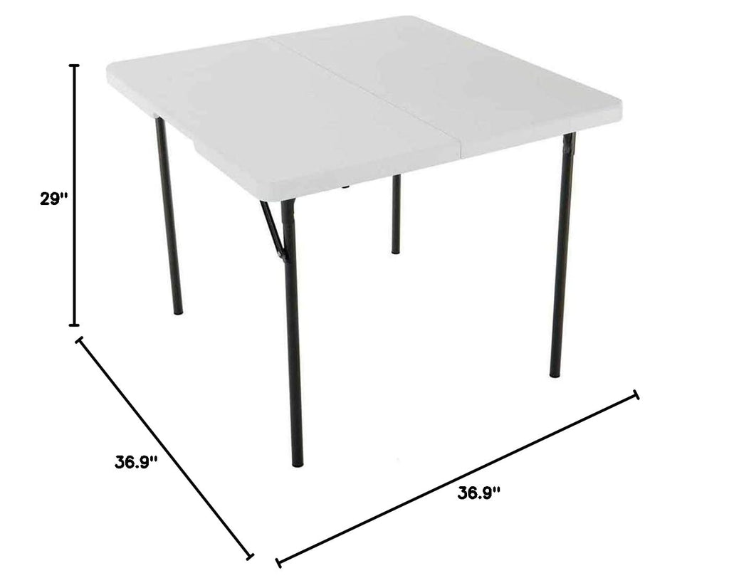 37-Inch Square Fold-in-Half Table L156