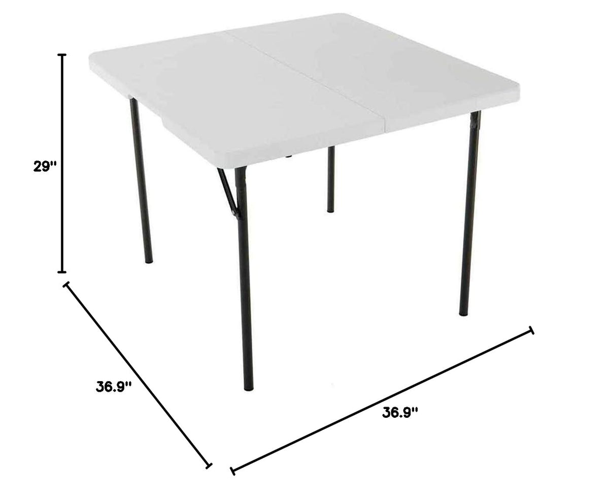37-Inch Square Fold-in-Half Table L156
