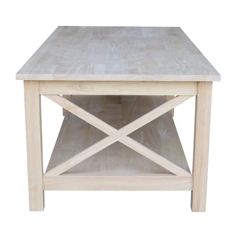 Unfinished Solid Wood Coffee Table M897637