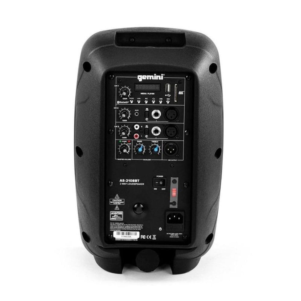 Powered PA Speakers System with Bluetooth F784872
