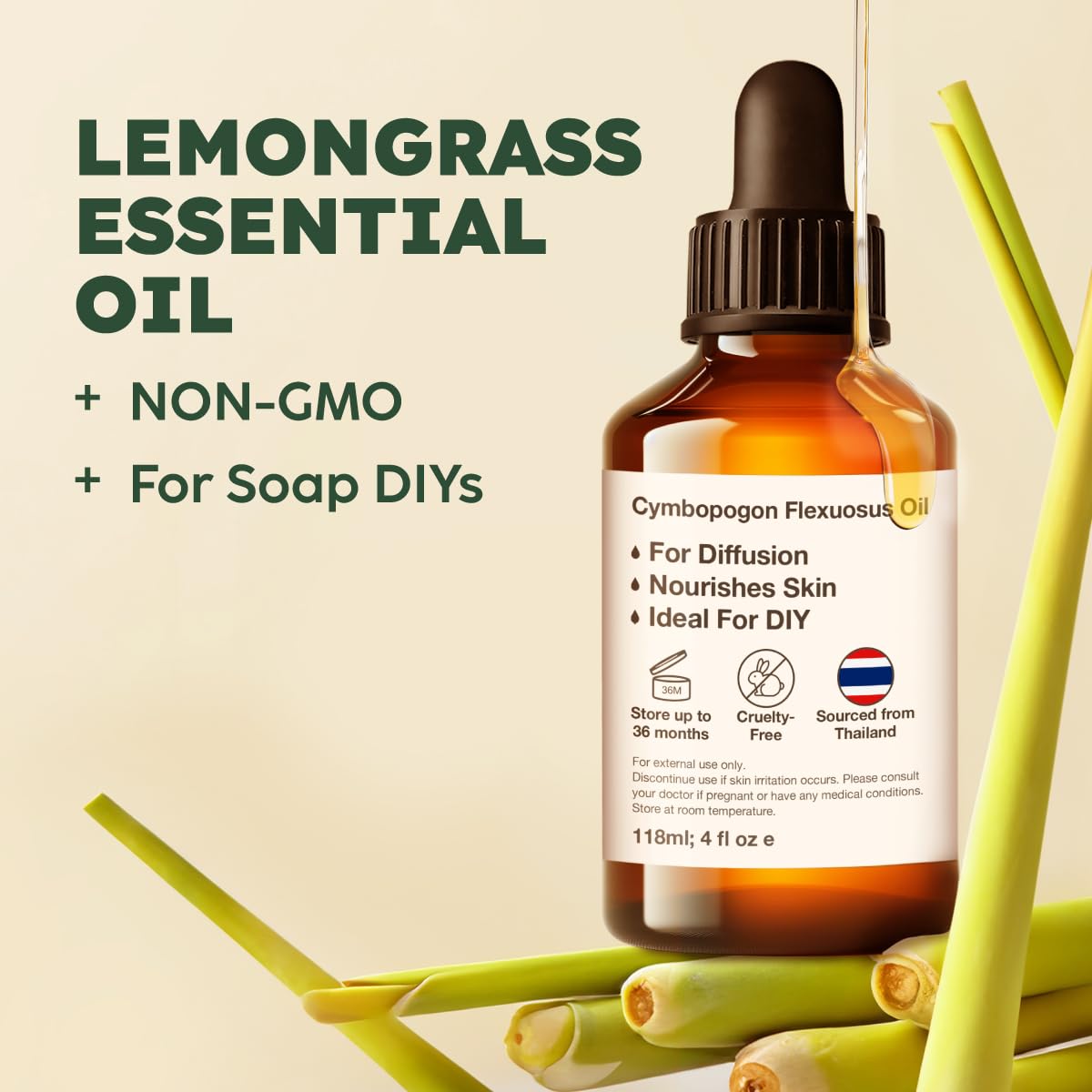 Lemongrass & Lavender Essential Oil Set 2x4 fl oz F689486