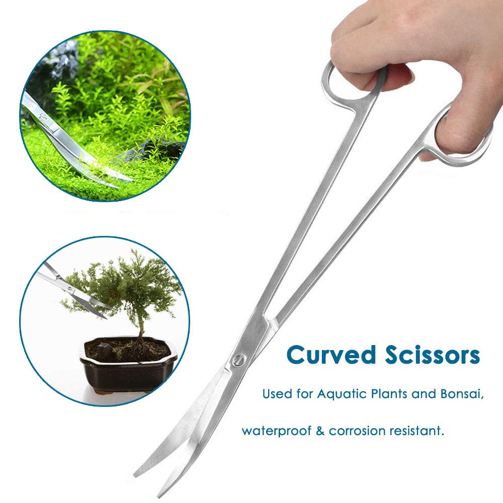 Long Stainless Steel Aquarium Plant Tools Set Y167