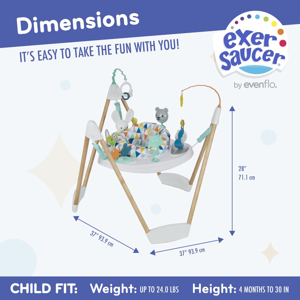 Exersaucer Wood Frame Jumper W958