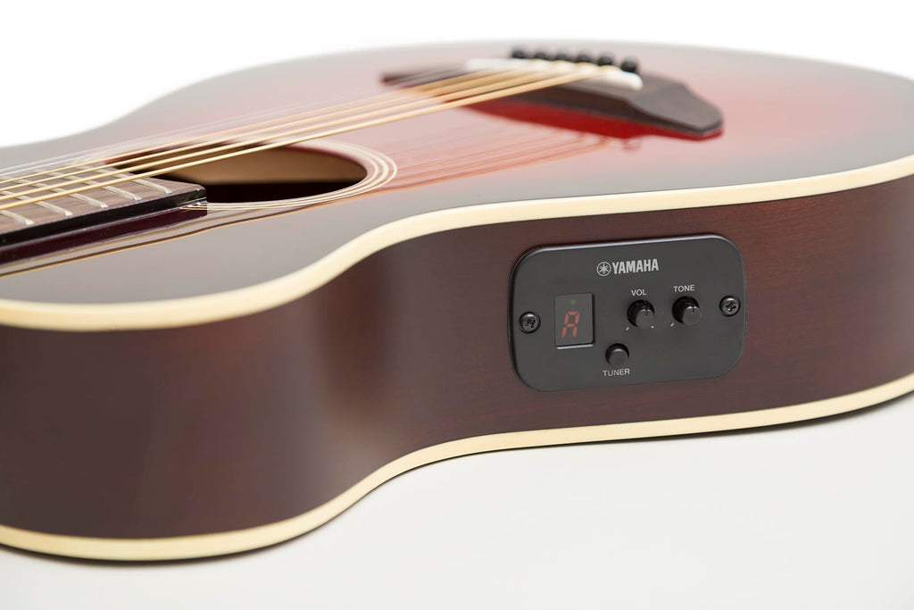 3/4-Size Black Acoustic-Electric Guitar S6488