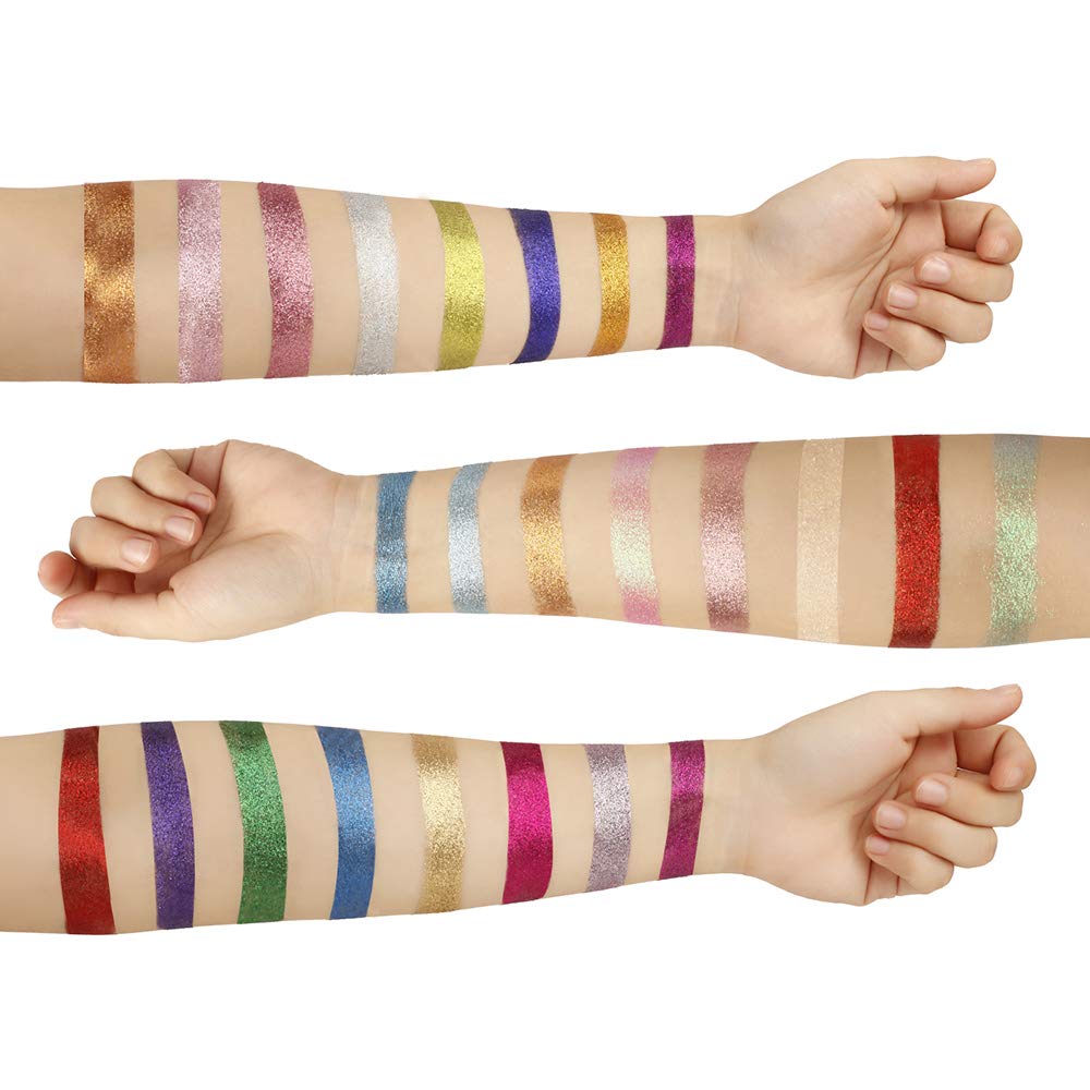 24 Color Pressed Glitter Eyeshadow Palette B909230