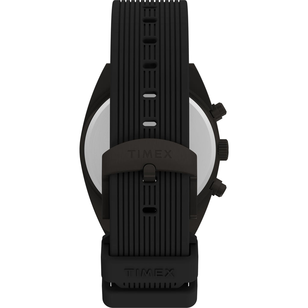 Men's Chronograph 41mm Watch Black Dial Gunmetal Case Z4043