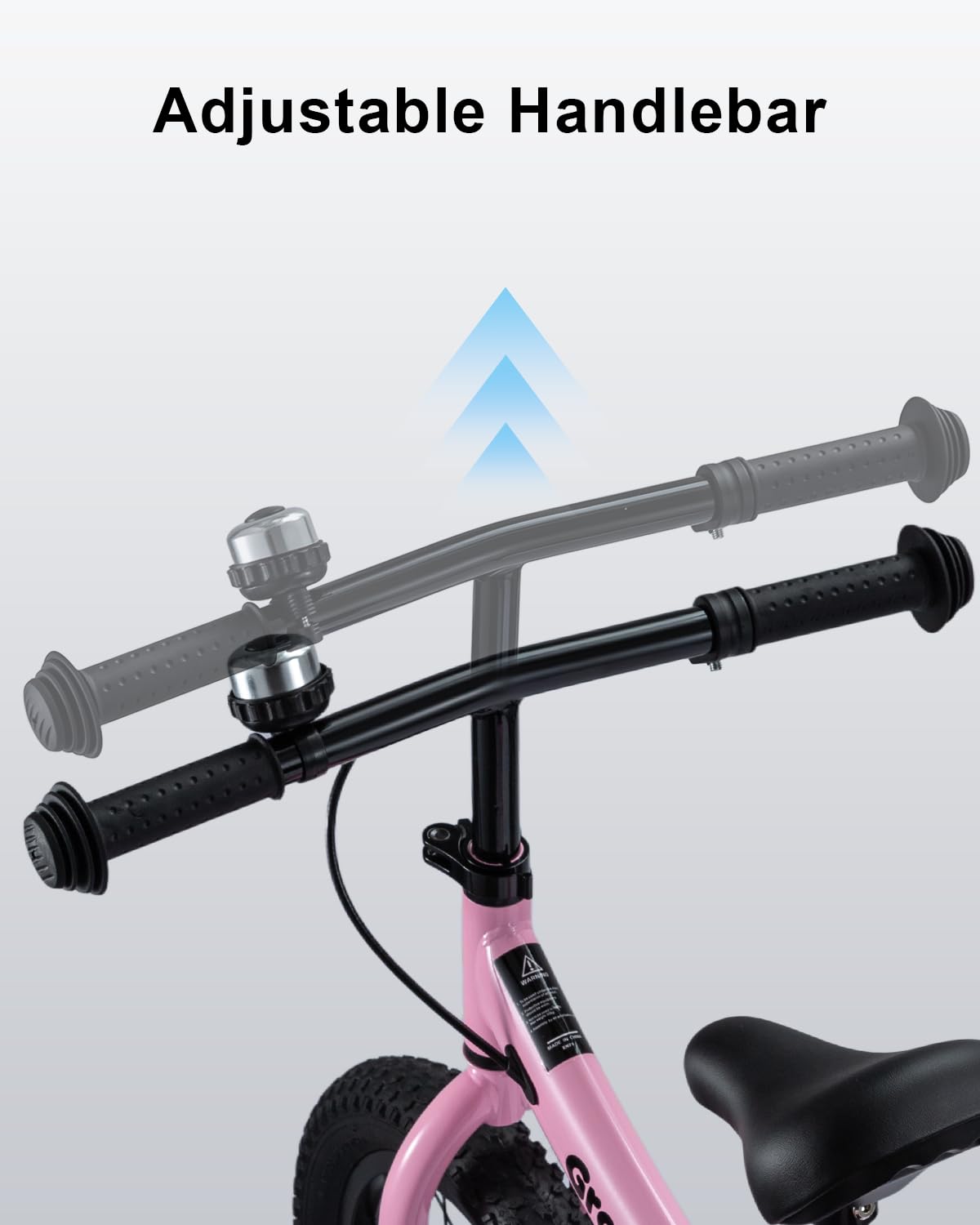 16" Pink Kids Balance Bike H6873