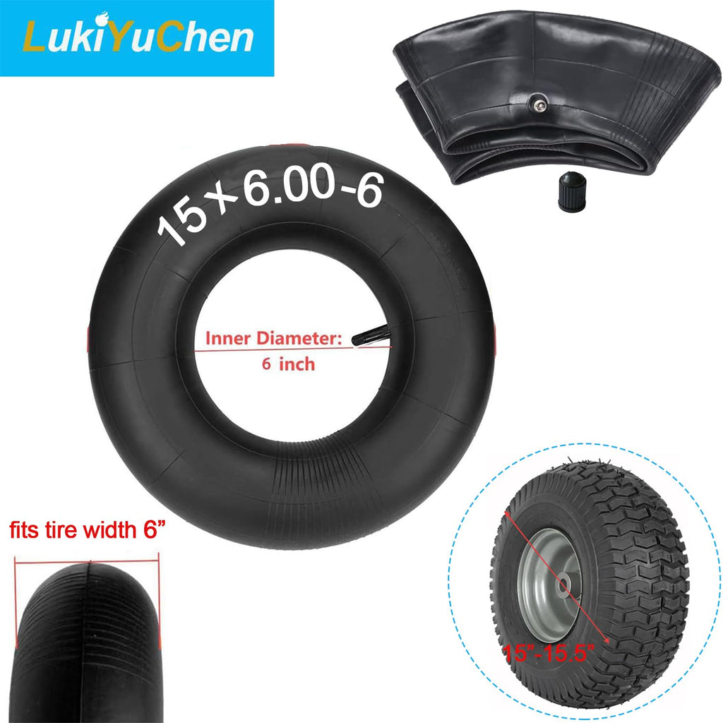 15x6.00-6 Inner Tube with TR13 Valve Stem 2/Pack H6861