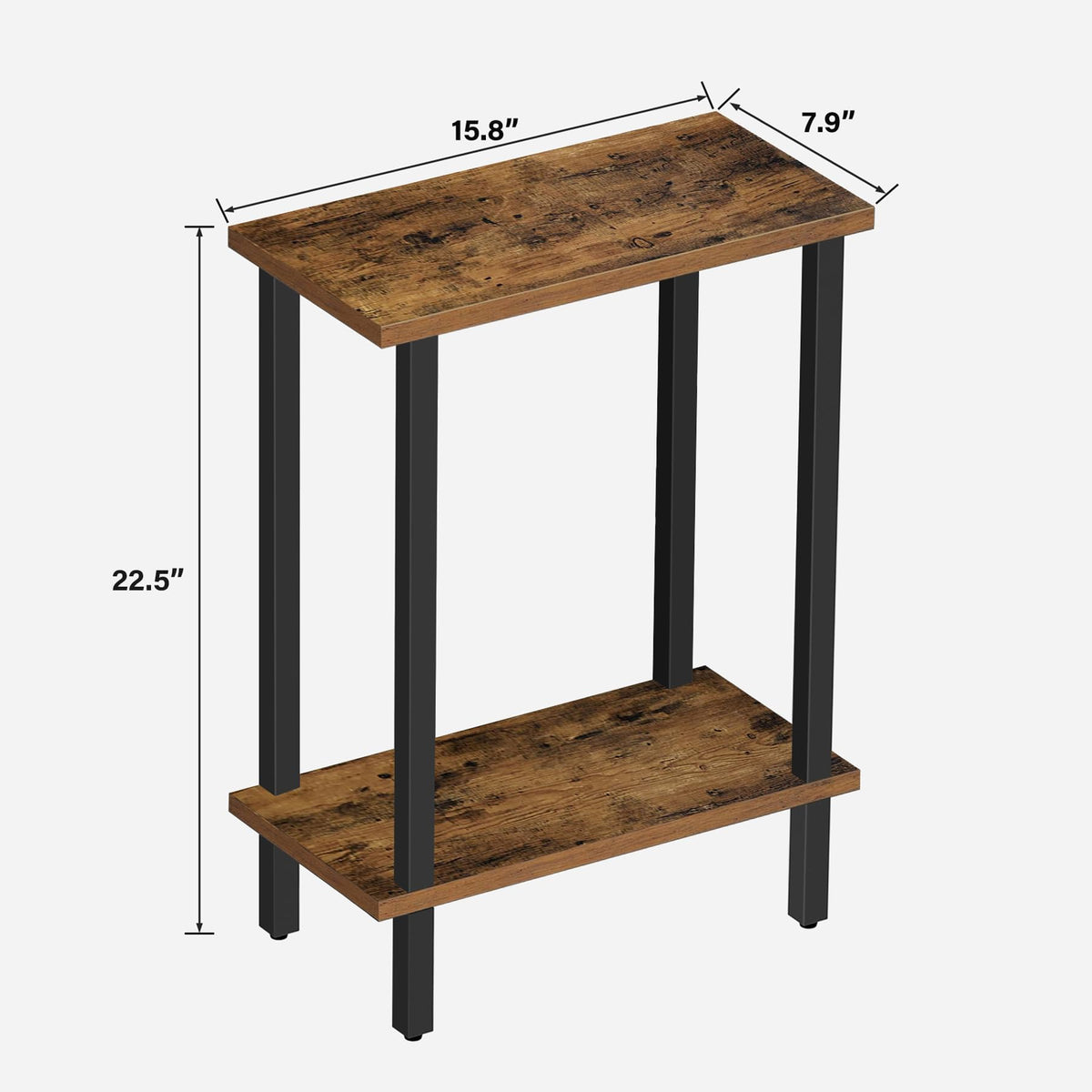 Narrow 2-Tier Side Table L3978