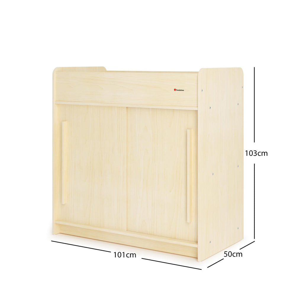Daycare Changing Table with Built-in Shelving Y81695