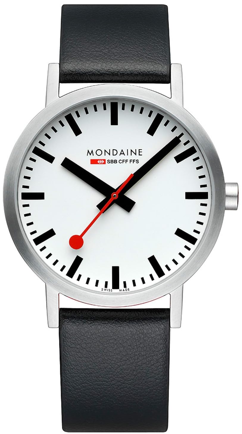 Vegan Grape Black Leather White Dial Watch X28685