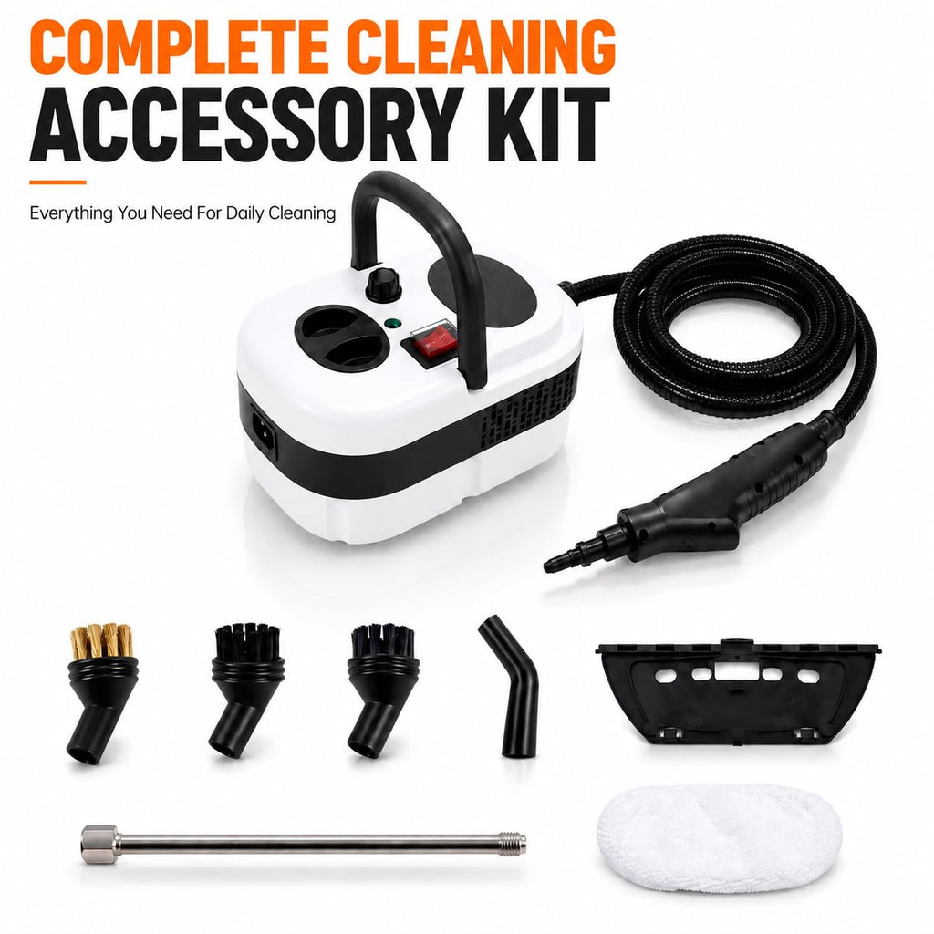 Handheld Steam Cleaner with 10-Piece Accessory Kit H89504